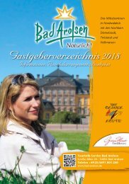 Gastgeberverzeichnis Bad Arolsen 2018