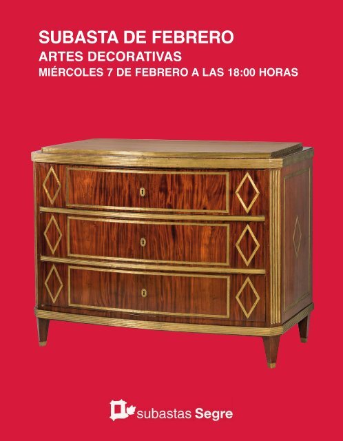 Artes decorativas Febrero 2018