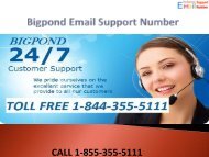 1-844-355-5111 Bigpond Email Support Number