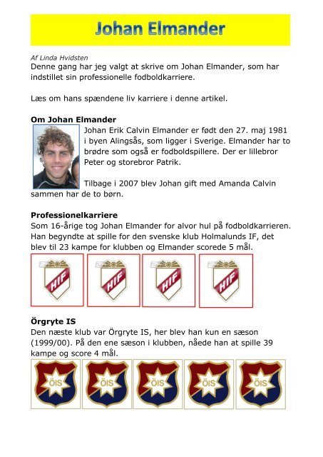 Johan Elmander