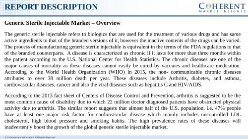 Generic Sterile Injectables Market Growing at 10.2