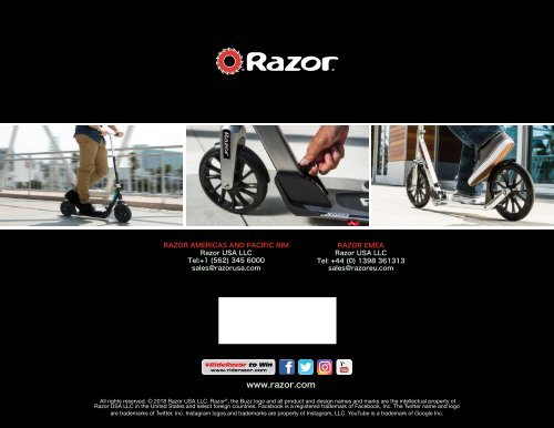 Razor Catalogue 2018 EN