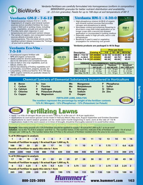 2018-2019 Horticultural Catalog