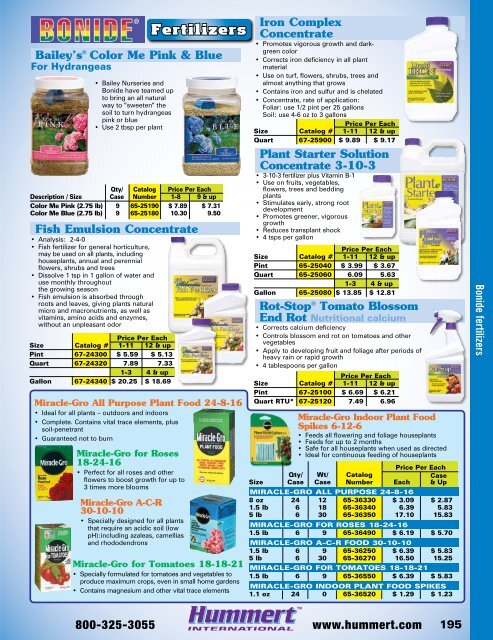 2018-2019 Horticultural Catalog