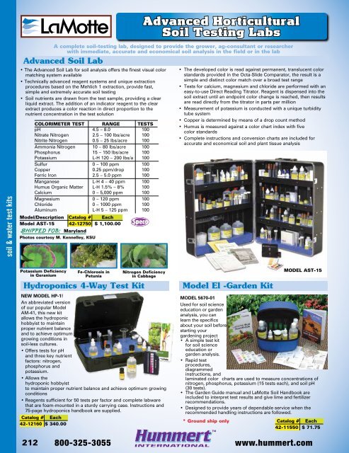 2018-2019 Horticultural Catalog