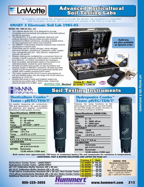 2018-2019 Horticultural Catalog