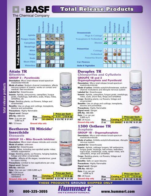 2018-2019 Horticultural Catalog