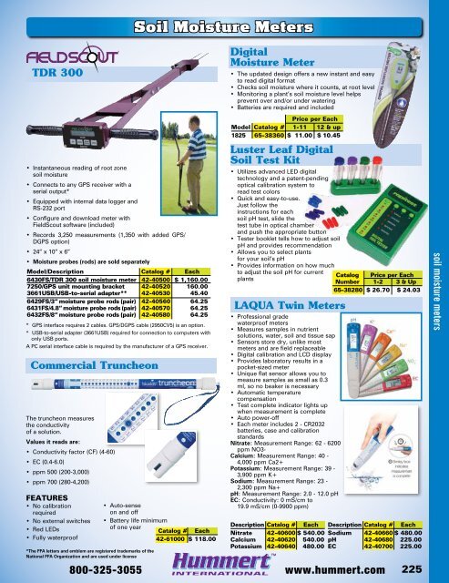 2018-2019 Horticultural Catalog