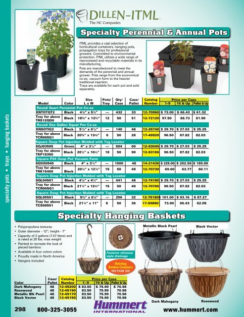 2018-2019 Horticultural Catalog