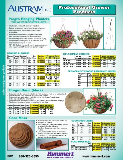 2018-2019 Horticultural Catalog