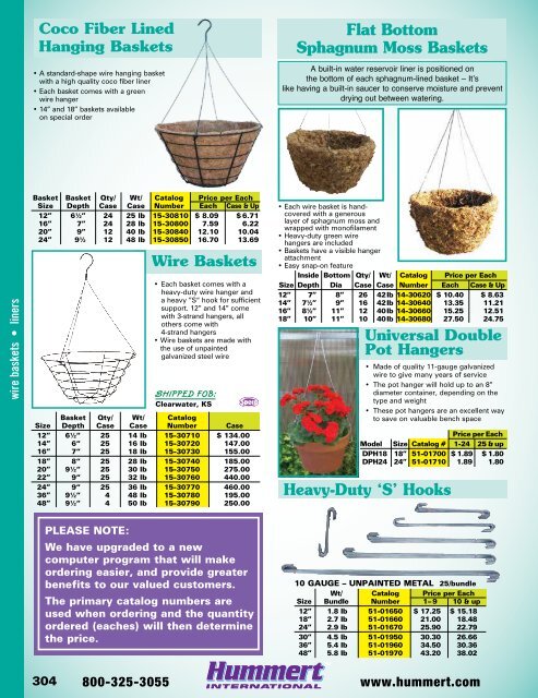 2018-2019 Horticultural Catalog