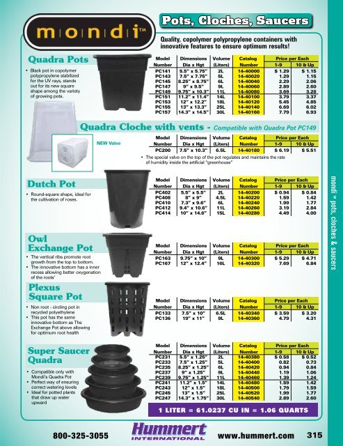 2018-2019 Horticultural Catalog