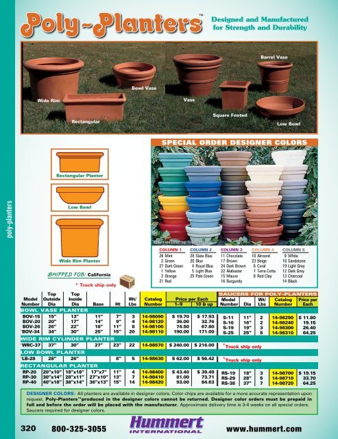 2018-2019 Horticultural Catalog