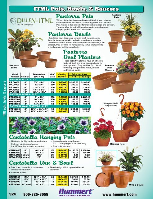 2018-2019 Horticultural Catalog