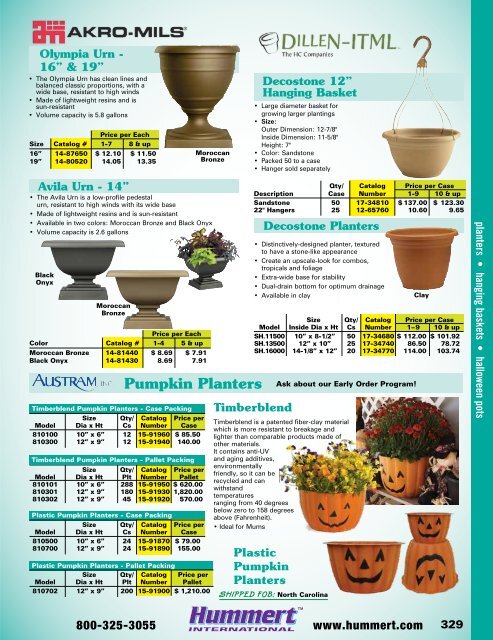 2018-2019 Horticultural Catalog