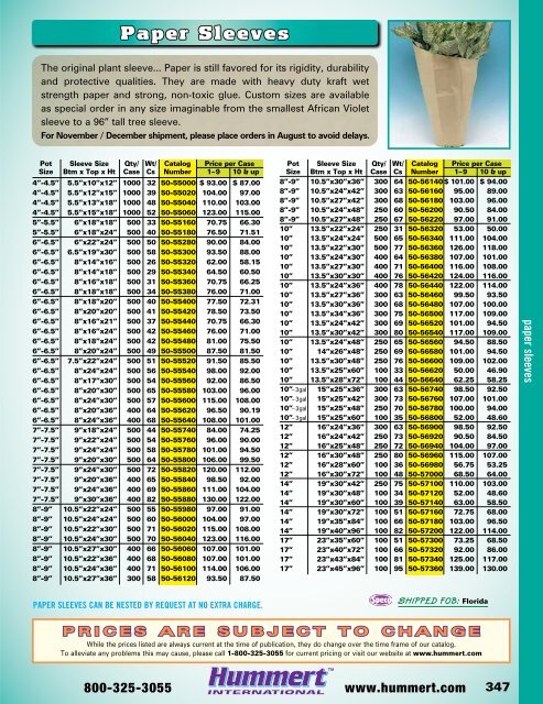 2018-2019 Horticultural Catalog