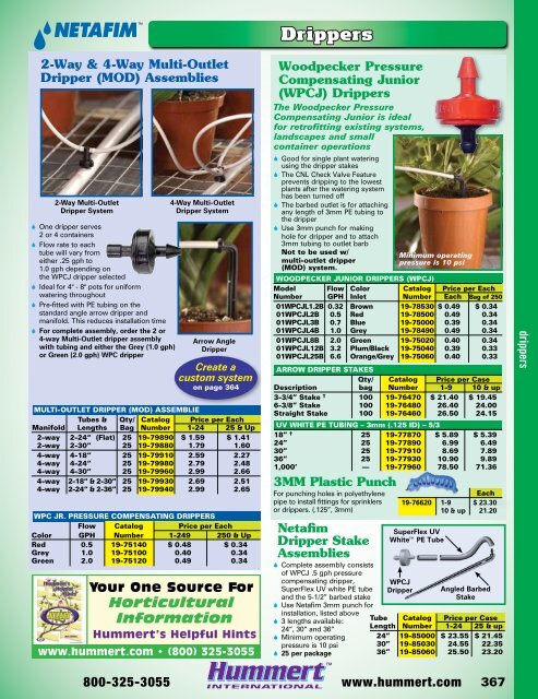 2018-2019 Horticultural Catalog