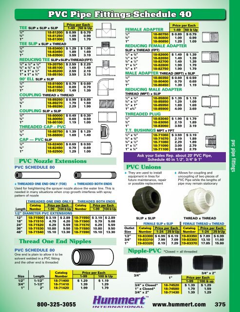 2018-2019 Horticultural Catalog