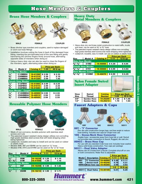 2018-2019 Horticultural Catalog