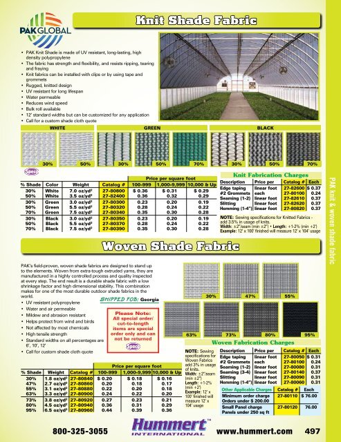 2018-2019 Horticultural Catalog