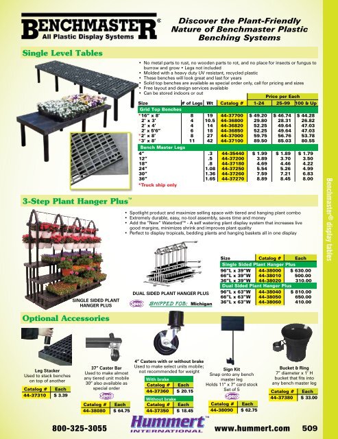 2018-2019 Horticultural Catalog