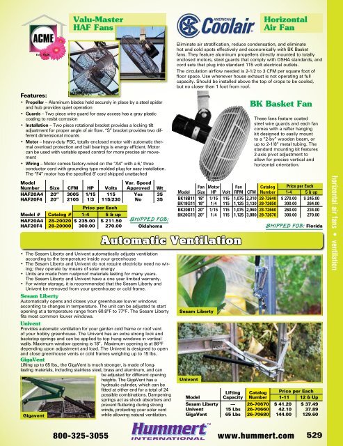 2018-2019 Horticultural Catalog