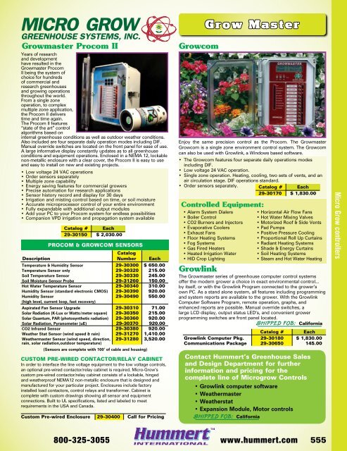 2018-2019 Horticultural Catalog