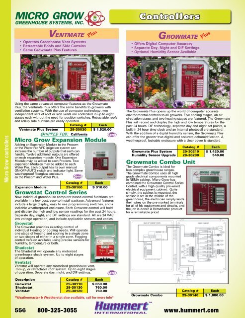 2018-2019 Horticultural Catalog