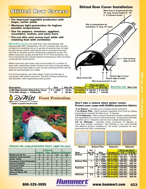 2018-2019 Horticultural Catalog