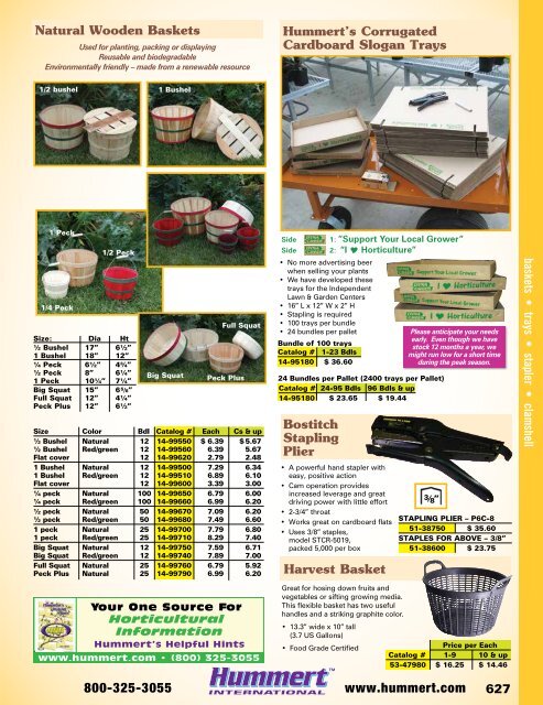 2018-2019 Horticultural Catalog