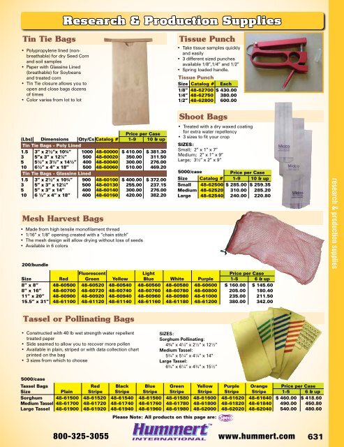 2018-2019 Horticultural Catalog