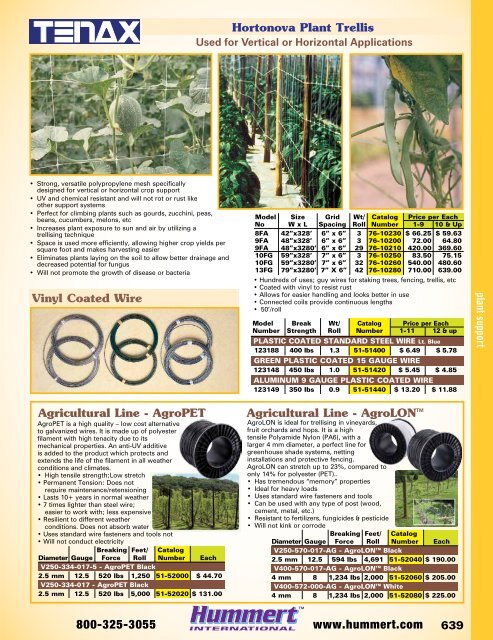 2018-2019 Horticultural Catalog