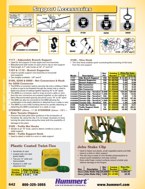 2018-2019 Horticultural Catalog