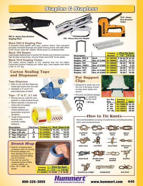 2018-2019 Horticultural Catalog