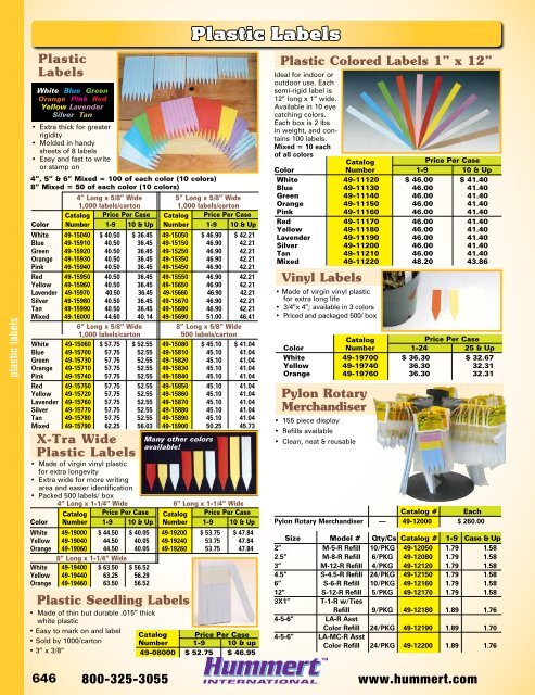 2018-2019 Horticultural Catalog