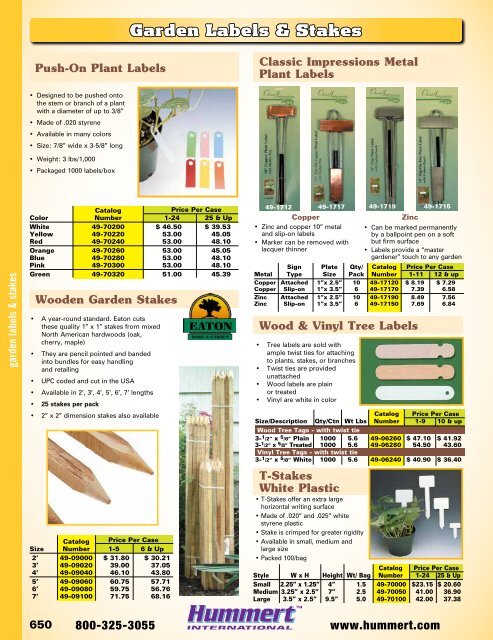 2018-2019 Horticultural Catalog