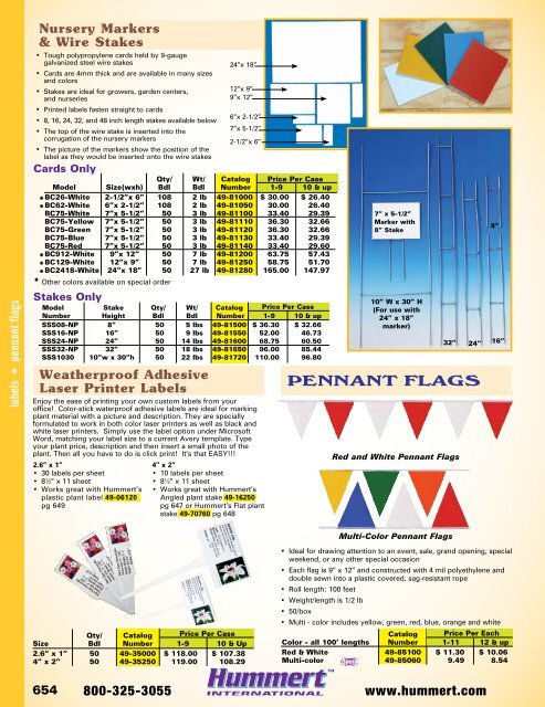 2018-2019 Horticultural Catalog