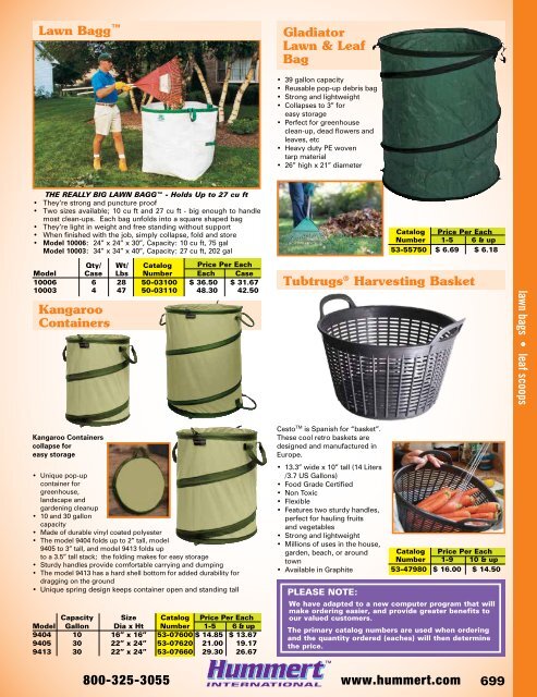 2018-2019 Horticultural Catalog