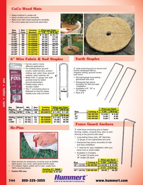 2018-2019 Horticultural Catalog