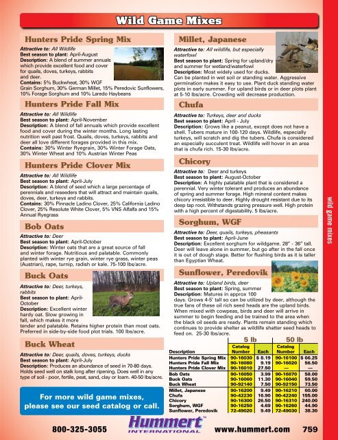 2018-2019 Horticultural Catalog