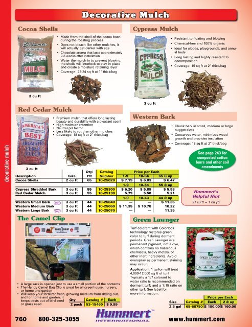 2018-2019 Horticultural Catalog