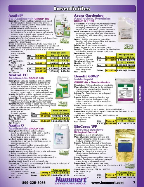 2018-2019 Horticultural Catalog