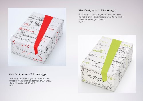 JUNG Geschenkpapier Kollektion 2018