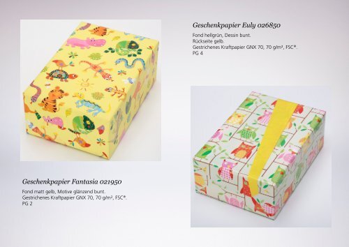 JUNG Geschenkpapier Kollektion 2018