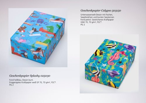 JUNG Geschenkpapier Kollektion 2018