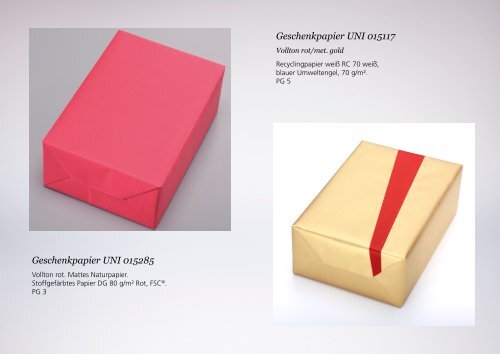 JUNG Geschenkpapier Kollektion 2018