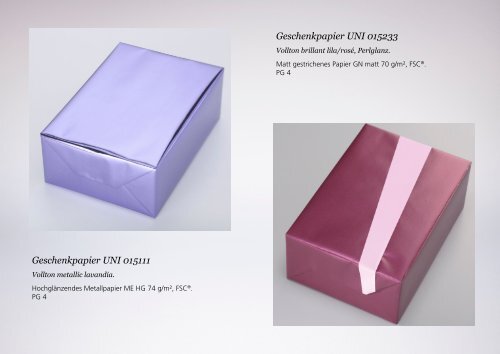 JUNG Geschenkpapier Kollektion 2018