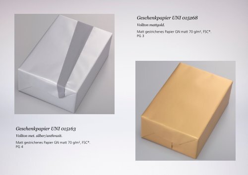 JUNG Geschenkpapier Kollektion 2018