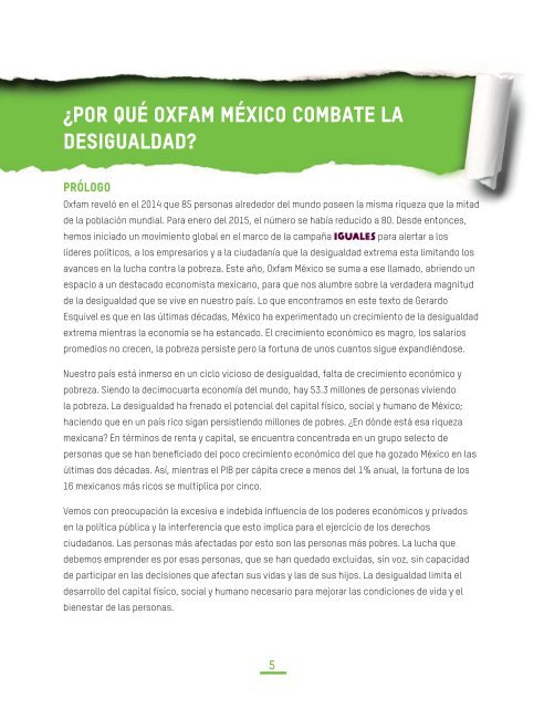 Desigualdad extrema OXFAM