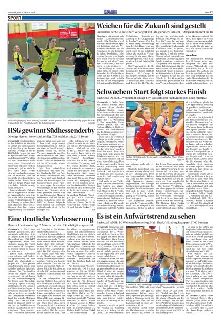 Wochen-Kurier 04/2018 - Lokalzeitung für Weiterstadt und Büttelborn